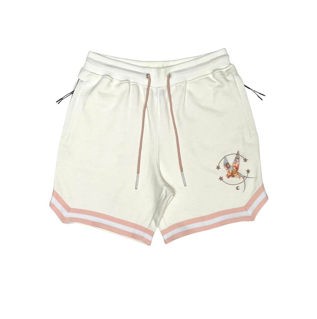 Civilized Angel Bird Shorts Color Off White